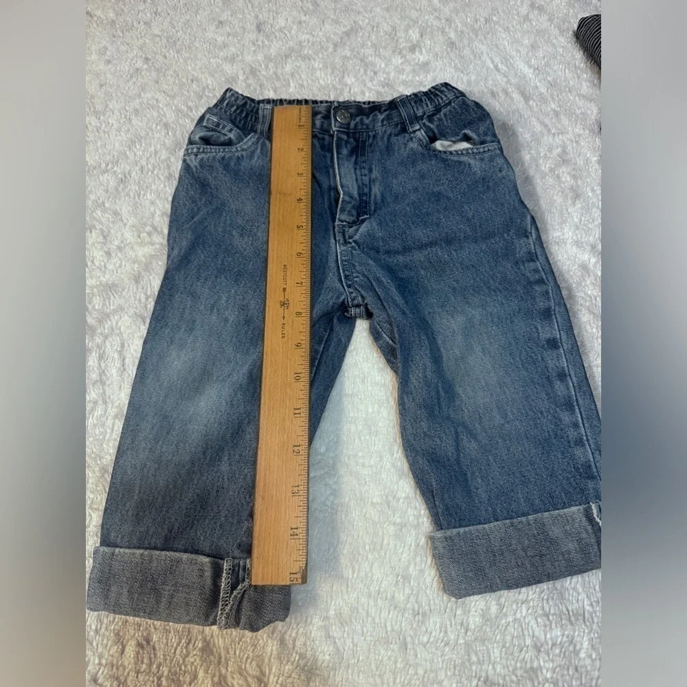 Childrens Place Blue Jeans With Adjustable Waist 24 months